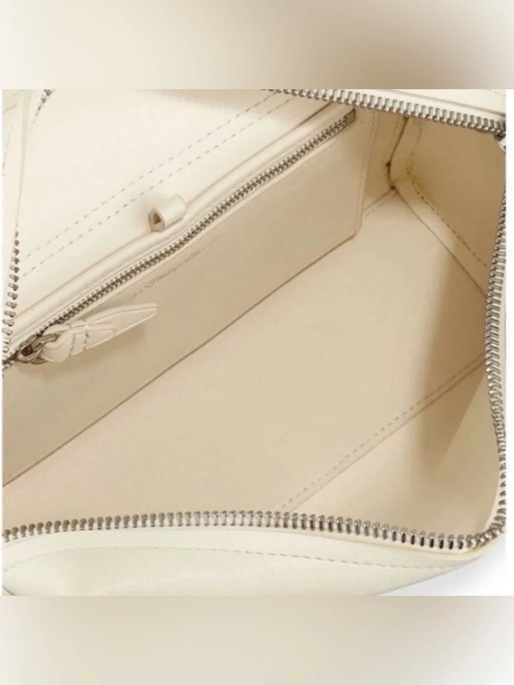 3.1 Phillip Lim Bianca Small Fringe Leather Crossbody Shoulder Bag Ivory - Picture 10 of 13